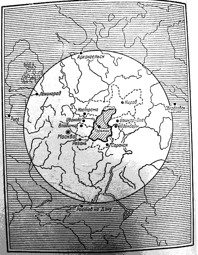 Положение Нижегородской (Горьковской) области