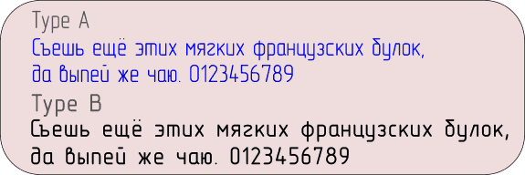 Шрифты ГОСТ